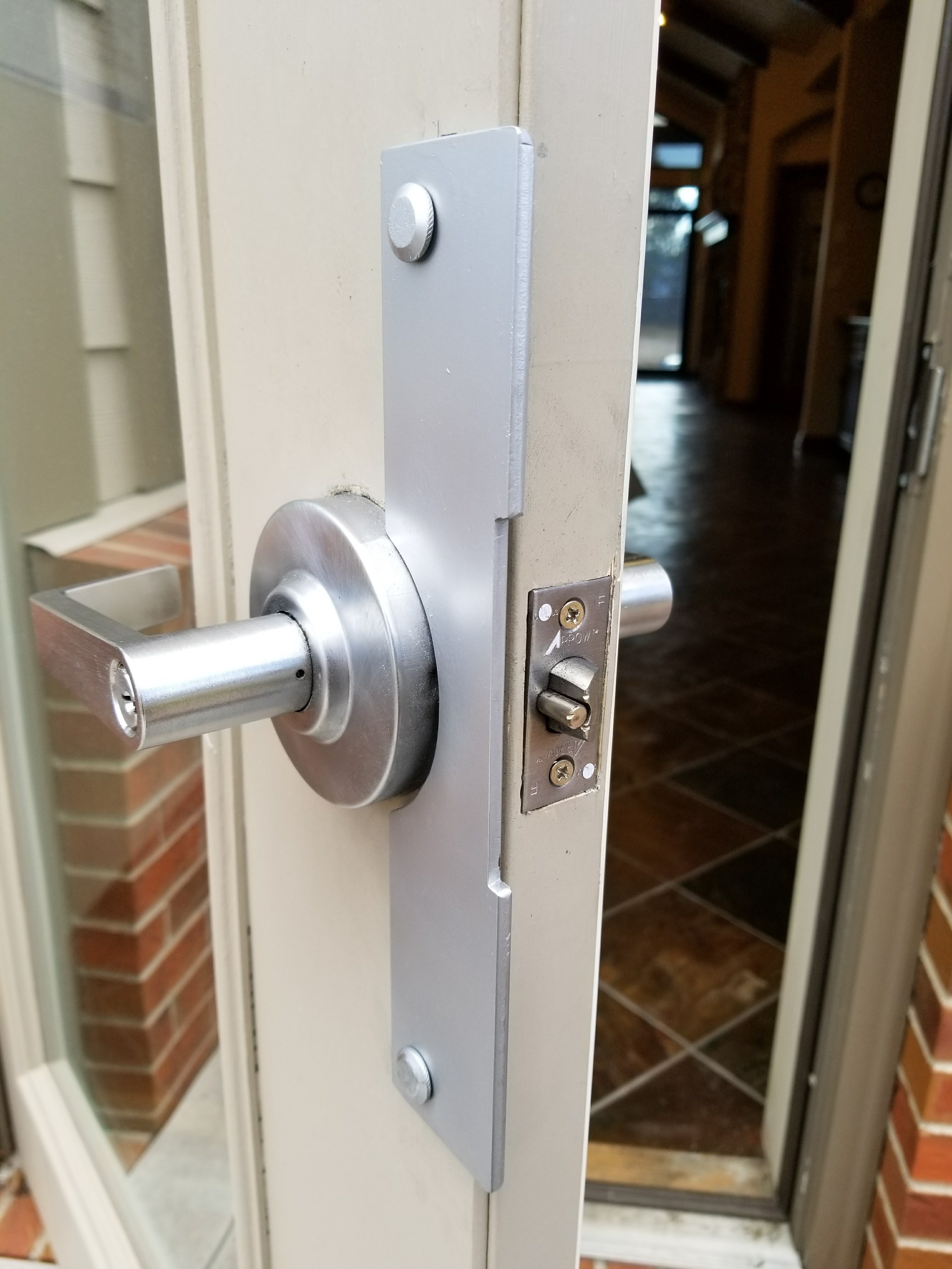 Custom Locksmith Latch Guard Protection ApexAccess Locksmith